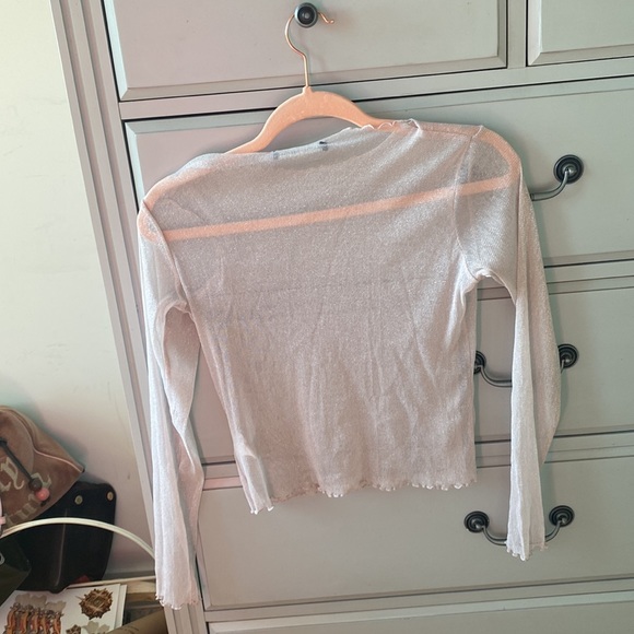 Brandy Melville See Through Pink Top - Picture 4 of 4